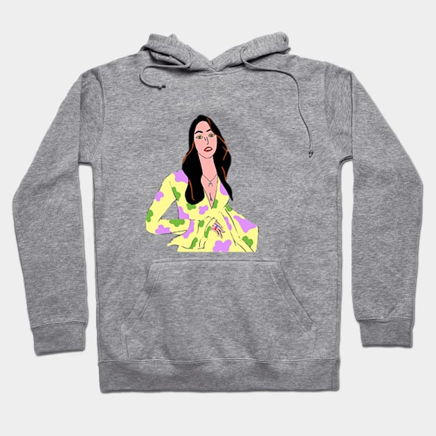 Empowered Women - Confident Look Hoodie by drawkwardly